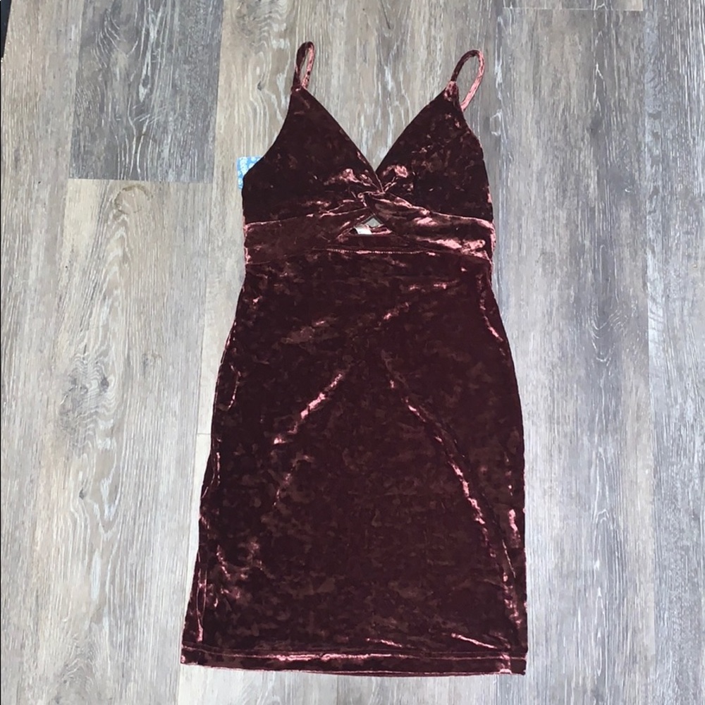NWT Free People Mini Velvet Dress